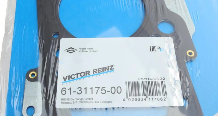 Прокладка ГБЦ Victor Reinz 613117500 Volkswagen Passat, Golf, Vento, Polo, Caddy; Seat Ibiza, Cordoba, Toledo; Audi 80 050103383A, 050103383B - изображение 2