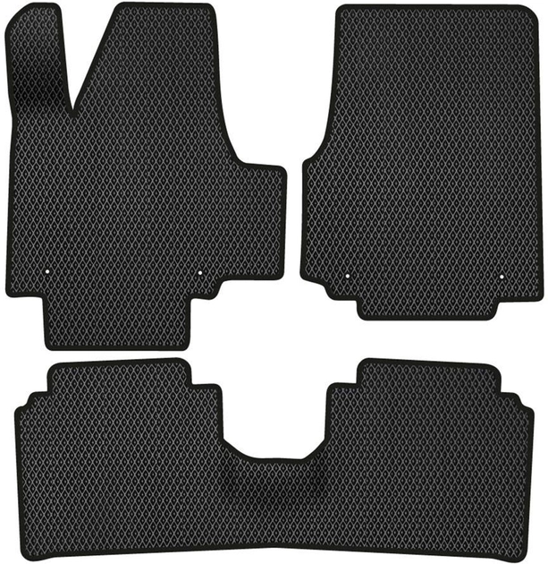 Акція на EVA килимки EVAtech в салон авто для Hyundai Ioniq 5 (NE) AWD 2021+ 1 покоління SUV EU 3 шт Black від Rozetka