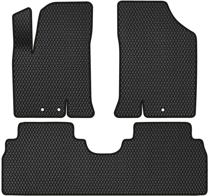 Акція на EVA килимки EVAtech в салон авто для Hyundai ix20 2010-2018 1 покоління Htb EU 3 шт Black від Rozetka