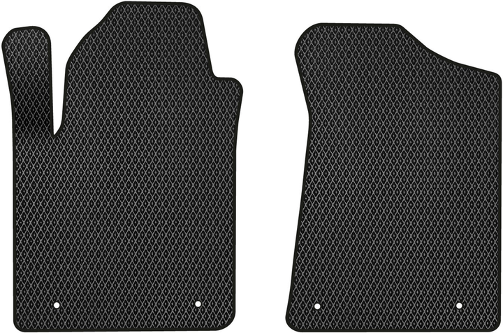 Акція на EVA килимки EVAtech в салон авто передні для Infiniti QX80 8 seats 2013-2018 2 покоління SUV EU 2 шт Black від Rozetka