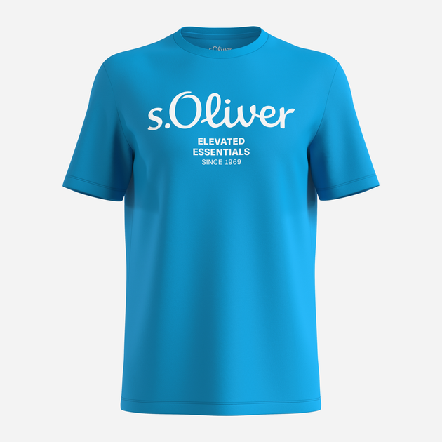 Футболка чоловіча s.Oliver 10.3.11.12.130.2141458-62D1 XL Синя (4099975042845) - зображення 4