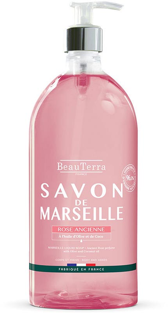 Мило Beauterra Marseille Jabón Rosa Antigua 300 мл (3401360094758) - зображення 1