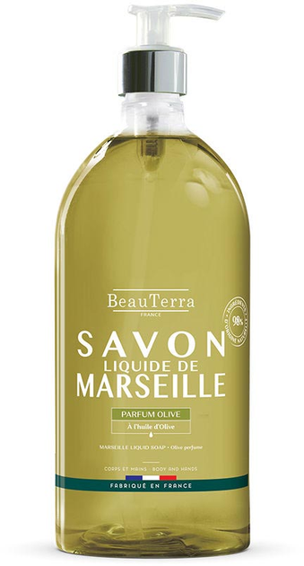 Mydło Beauterra Marseille Jabón Oliva 1000 ml (3770008167650) - obraz 1