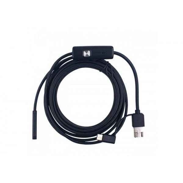 Міні-камера ендоскоп microUSB Type-C довжина 5m насадки - Фото 9 Міні-камера ендоскоп microUSB Type-C довжина 5m насадки - зображення 9