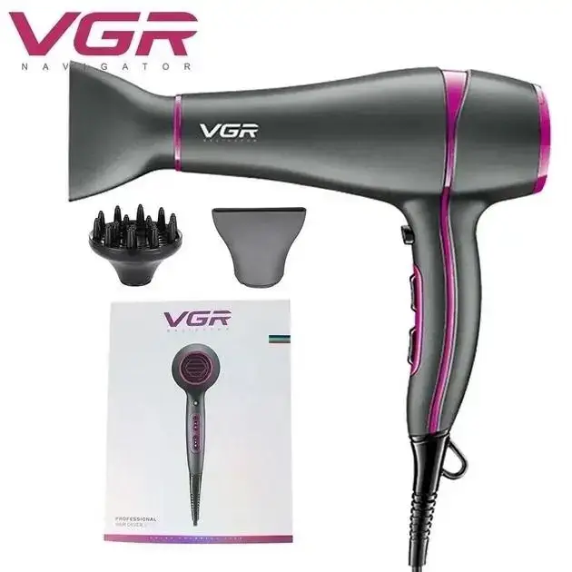 Профессиональный фен для волос VGR Hair Dryer V-402 2200W для сушки волос - изображение 7