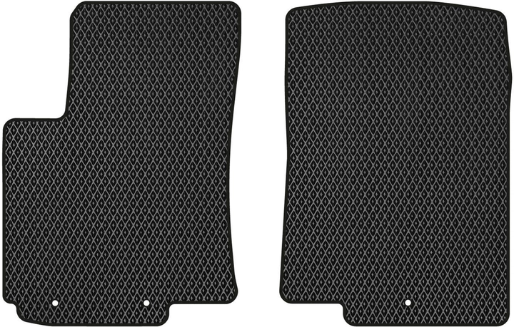 Акція на EVA килимки EVAtech в салон авто передні для Kia Rio (UB) 2011-2017 3 покоління Htb Korea 2 шт Black від Rozetka