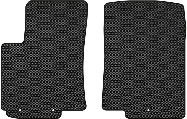 Акція на EVA килимки EVAtech в салон авто передні для Kia Rio (UB) 2011-2017 3 покоління Sedan Korea 2 шт Black від Rozetka