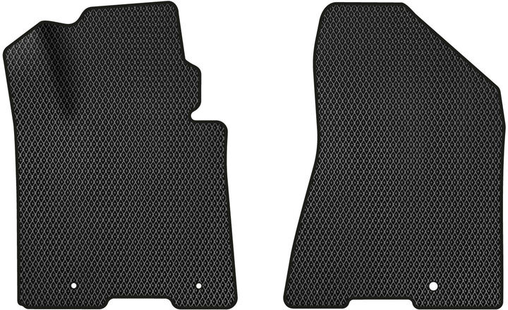 Акція на EVA килимки EVAtech в салон авто передні для Kia Sportage (QL) (Squib VL+VR) 2016-2021 4 покоління SUV Korea 2 шт Black від Rozetka