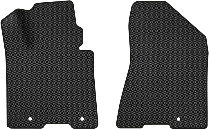 Акція на EVA килимки EVAtech в салон авто передні для Kia Sportage (QL) 2016-2021 4 покоління SUV EU 2 шт Black від Rozetka
