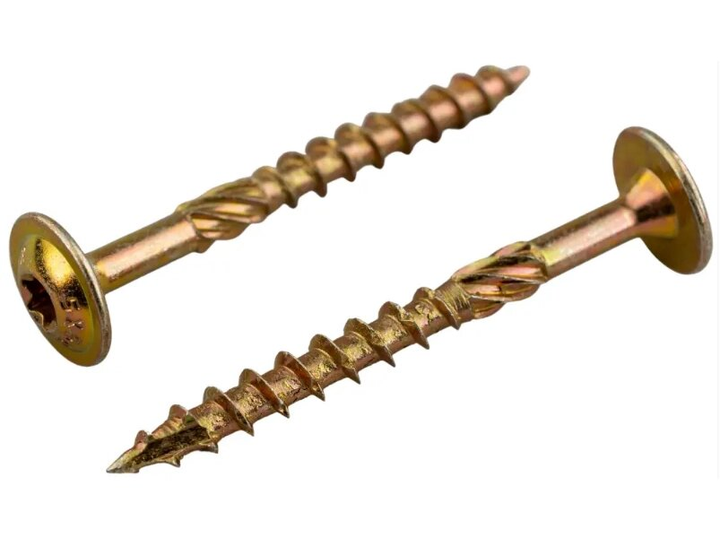 Шуруп по дереву 6х50 з пресшайбою конструкційний TORX 30 (упк 100 шт ...