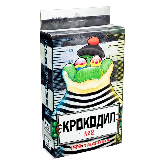 Настільна гра Strateg Крокодил №2 українською мовою (30725) - Фото 1 Настільна гра Strateg Крокодил №2 українською мовою (30725) - зображення 1