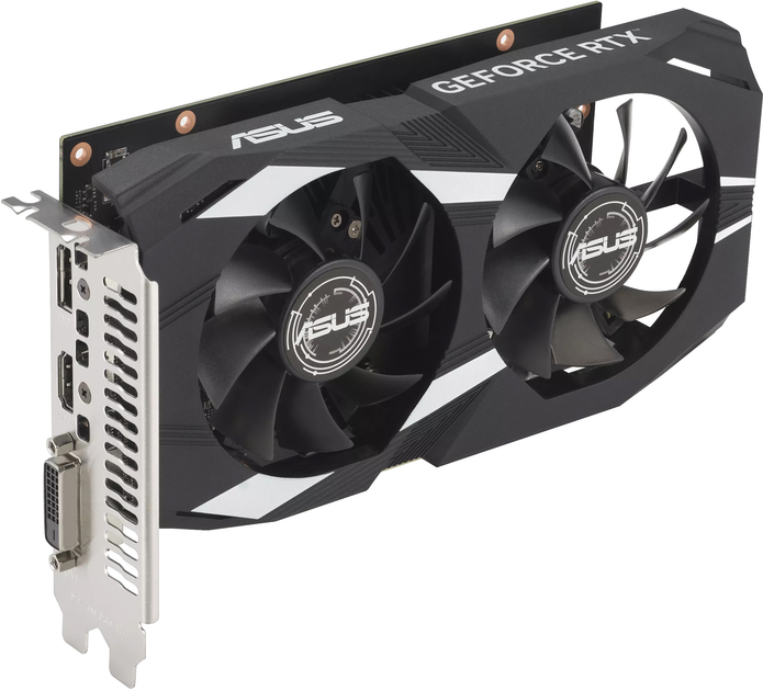 Видеокарта ASUS PCI-Ex GeForce RTX 3050 Dual OC Edition 6GB GDDR6 (96bit) (14000) (HDMI, DisplayPort, DVI-D) (DUAL-RTX3050-O6G) - изображение 5