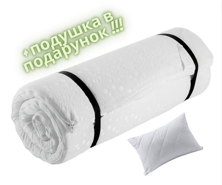 Матрас на диван. Ортопедический топпер 100*200см + в подарок подушка 50 ...