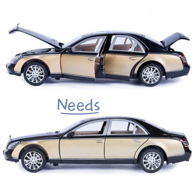 Maybach62ミニカー Машинка Mercedes Maybach 62S моделька игрушка металлическая