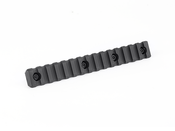 Планка Пикатинни КРУК CRC 9018 Armor Black на 15 слотов с креплением M-Lok - изображение 1