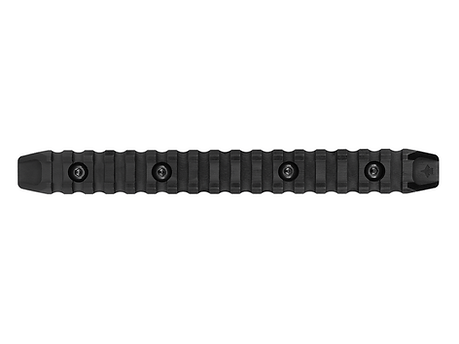 Рейка Пікатінні КРУК CRC 9027 Чорний АНОД на 17 слотів із кріпленням M-Lok - зображення 2