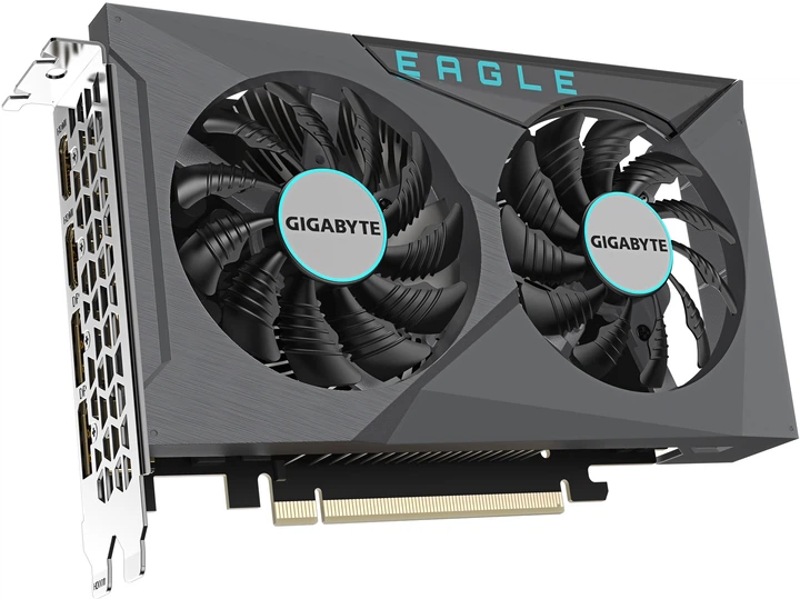 Видеокарта Gigabyte PCI-Ex GeForce RTX 3050 Eagle OC 6GB GDDR6 (96bit ...