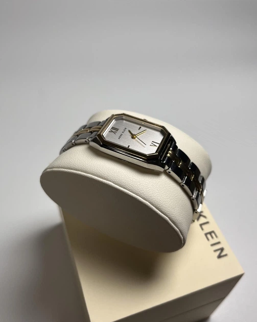 Стильний годинник Anne Klein AK/3775SVTT, годинник сріблястий анна кляйн, жіночий годинник класичний - зображення 5