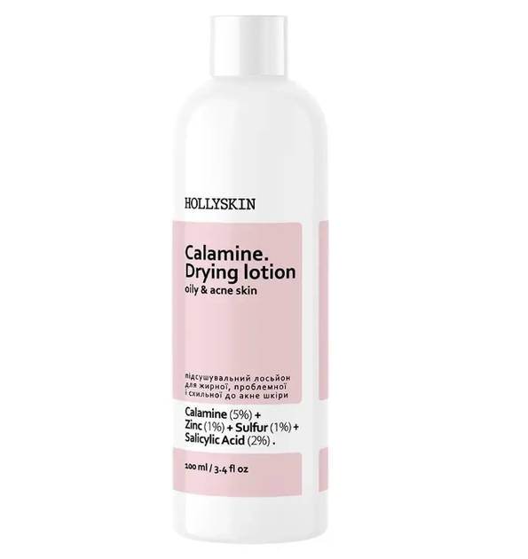 Лосьон для жирной, проблемной и подверженной акне кожи HOLLYSKIN Calamine. Drying Lotion - Фото 1 Лосьон для жирной, проблемной и подверженной акне кожи HOLLYSKIN Calamine. Drying Lotion - изображение 1