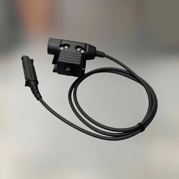 Адаптер з кнопкою HD PTT U94 для навушників під рації Baofeng UV-9R / UV-9R Plus / UV-XR / BF-9700 - зображення 1
