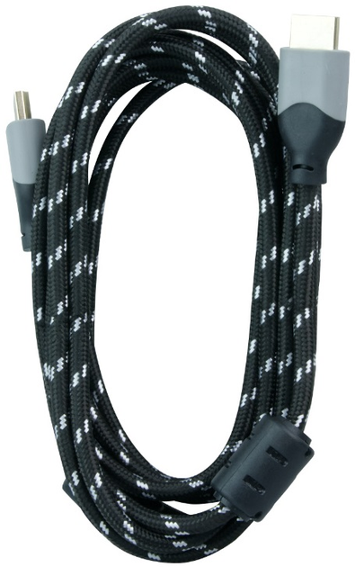 Кабель DPM HDMI to HDMI 4K v. 2.0 3 м чорно-білий (BMHD4K30) (5906881212455) - зображення 3
