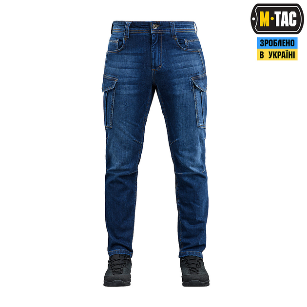 M-Tac джинсы Aggressor Dark Denim 34/32 - изображение 2