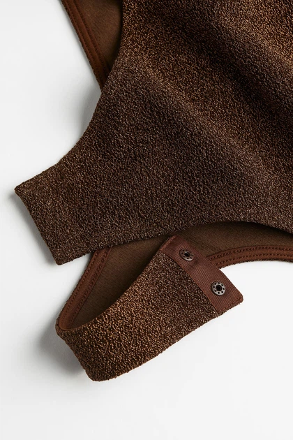 Боди H&M M золотистый 26121072374 - изображение 2