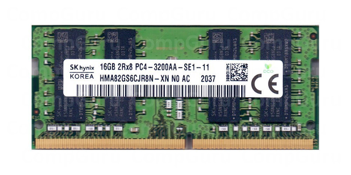 Ноутбучная оперативная память Hynix DDR4 16GB 3200MHz SO-DIMM 2Rx8 PC4 ...