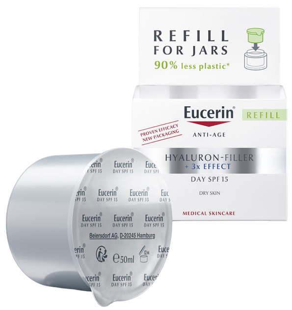Krem do twarzy na dzień Eucerin Hyaluron Filler Day Dry Skin SPF15 50 ml (4005900991041) - obraz 1