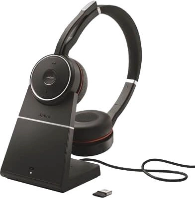 Słuchawki Jabra Evolve 65 SE Link380a MS Stereo Stand (6593-833-399) - obraz 1