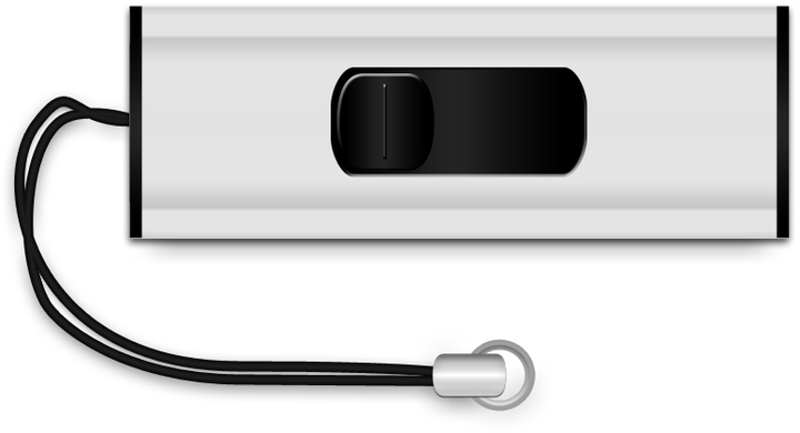 Флеш пам'ять USB MediaRange 32GB USB 3.0 Black/Silver (4260283113415) - зображення 2