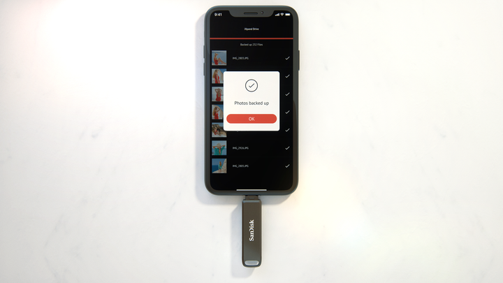 Pamięć flash USB SanDisk iXpand Luxe 128GB USB Type-C + Lightning Black (SDIX70N-128G-GN6NE) - obraz 4