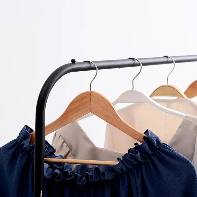 Двойная вешалка для одежды Double Pole Hanger TW-608 Черная - изображение 2