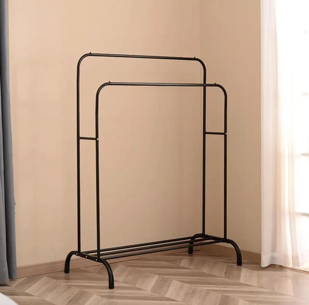 Двойная вешалка для одежды Double Pole Hanger TW-608 Черная - изображение 5
