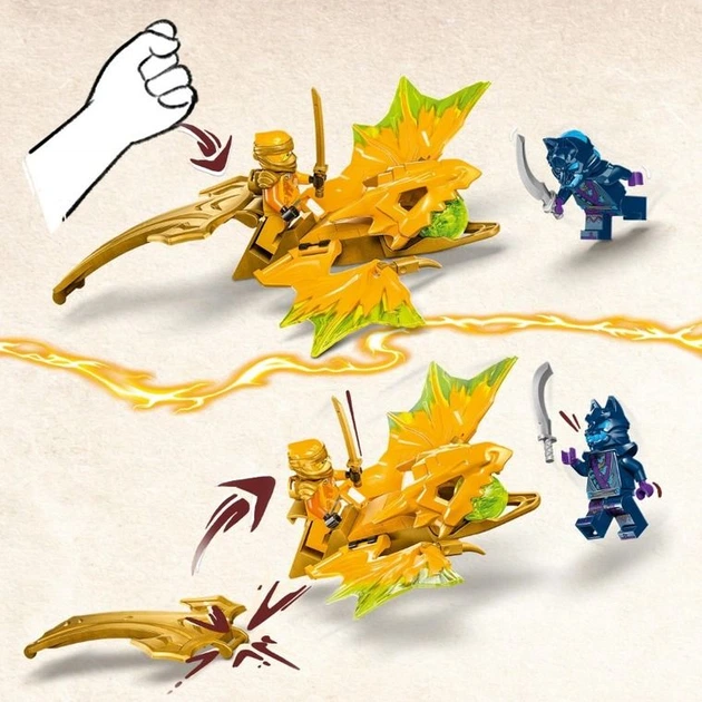 LEGO NINJAGO, Атака повстання дракона Аріна (71803) – іграшки з
