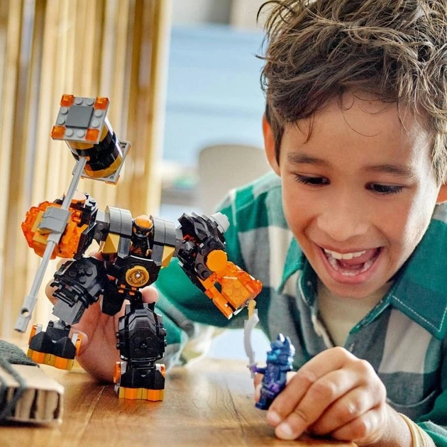 LEGO NINJAGO, Робот земной стихии Коула (71806) – игрушки с