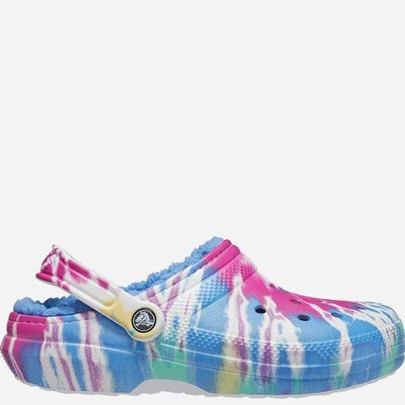 Крокси Classic Lined Tie Dye Powder Blue/Multi, розмір 42 - Фото 2 Крокси Classic Lined Tie Dye Powder Blue/Multi, розмір 42 - зображення 2