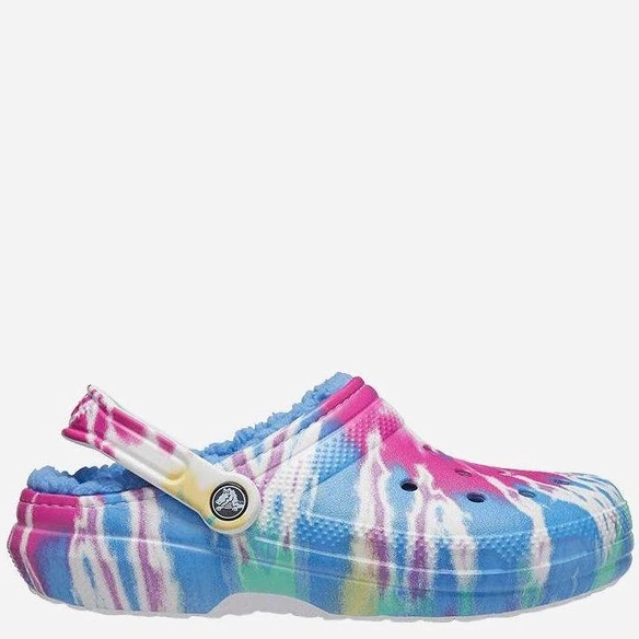 Крокси Classic Lined Tie Dye Powder Blue/Multi, розмір 39 - изображение 2