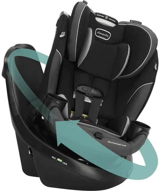 Автокресло Evenflo Revolve 360 Slim Canton Black Группа от 1.8 до 29.5 ...