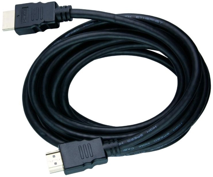 Кабель DPM HDMI to HDMI прямий конектор 5 м чорний (BMHDMI50) (5900672655285) - зображення 2