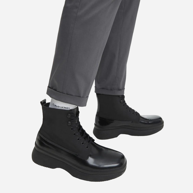 Чоловічі черевики CALVIN KLEIN CKHM0HM010260GJ 41 Чорні (8720108200011) - зображення 2