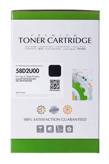 Toner SUPERBULK do Lexmark 58D2U00 Black - obraz 5