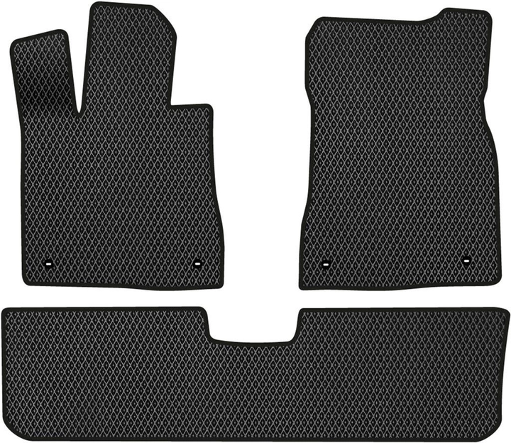 Акция на EVA килимки EVAtech в салон авто для Lexus RX 450h (AL20) 2015-2022 4 покоління SUV EU 3 шт Black от Rozetka