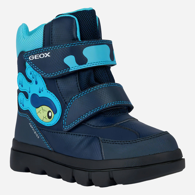 Дитячі зимові черевики для хлопчика GEOX GEOJ36LFA050FUCF4N4 31 Темно-сині (8056206322585) - зображення 2