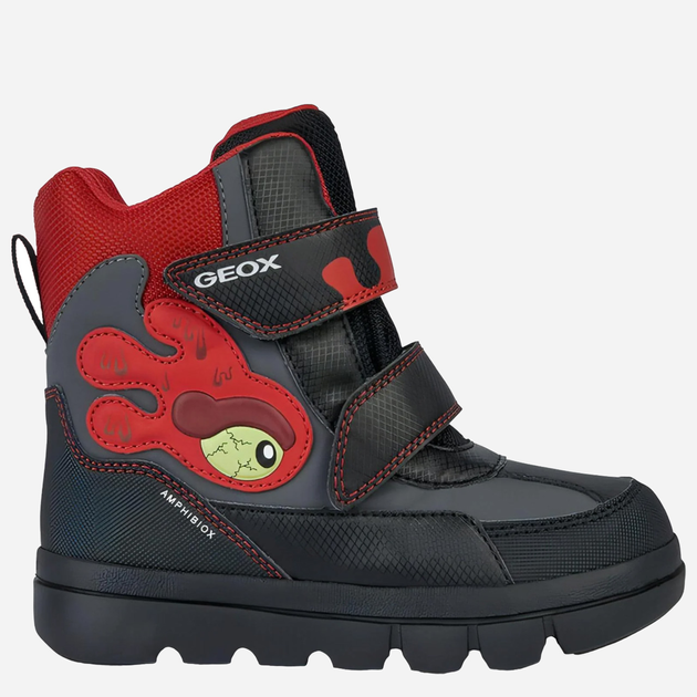 Дитячі зимові черевики для хлопчика GEOX GEOJ36LFA050FUC0048 30 Чорні (8056206322691) - зображення 1