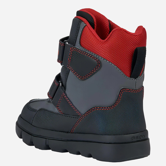 Дитячі зимові черевики для хлопчика GEOX GEOJ36LFA050FUC0048 30 Чорні (8056206322691) - зображення 2