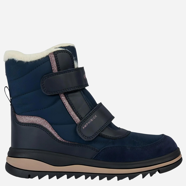 Дитячі зимові черевики для дівчинки GEOX GEOJ36EWB054FUC4002 32 Сині (8056206356344) - зображення 1