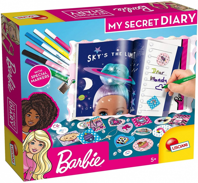 Блокнот на замку Lisciani Barbie My Secret Diary (8008324086030) - зображення 1