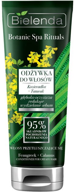 Odżywka Bielenda Botanic Spa Rituals Kozieradka + Tatarak do włosów przetłuszczających się 250 ml (5902169028558) - obraz 1