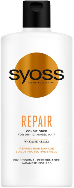 Кондиціонер Syoss Repair Conditioner для сухого і пошкодженого волосся 440 мл (9000101278057) - зображення 1